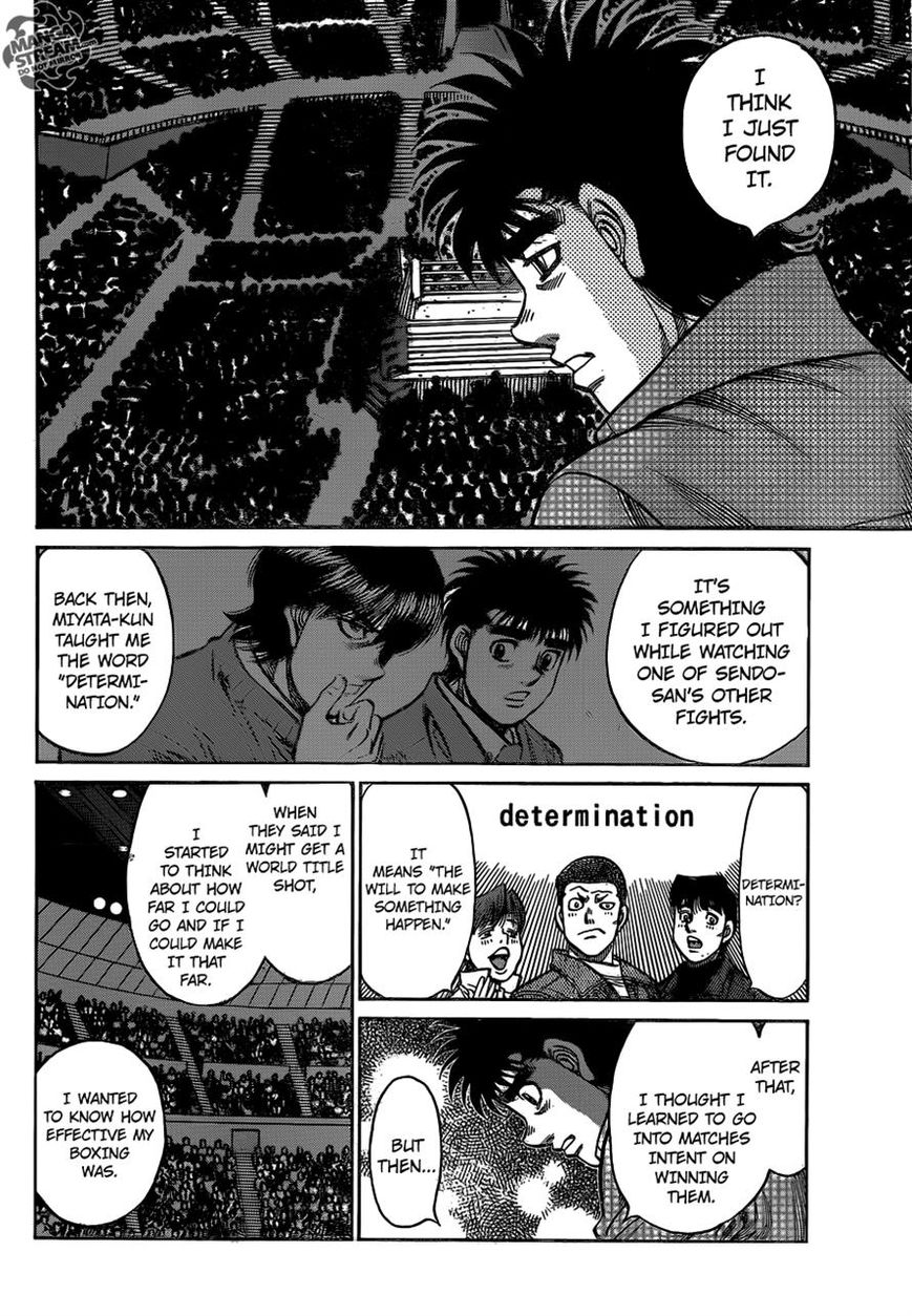Hajime no Ippo Chapter 1093 page 6 - Chapter 1093 : Mental Shape