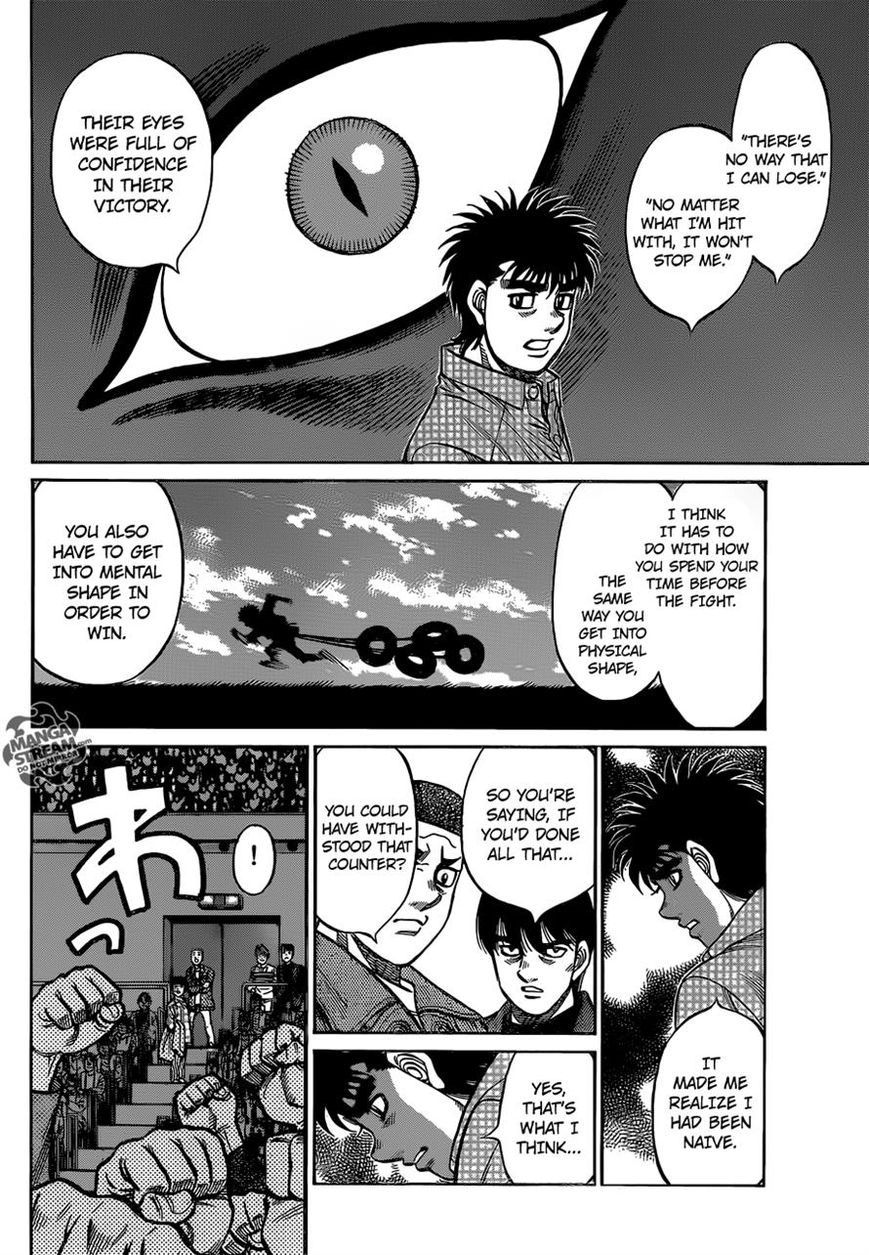 Hajime no Ippo Chapter 1093 page 8 - Chapter 1093 : Mental Shape