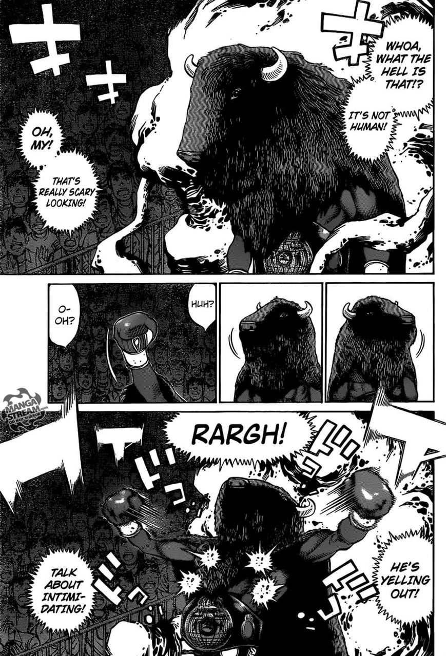 Hajime no Ippo Chapter 1094 page 11 - Chapter 1094 : The Hawk and the Bison