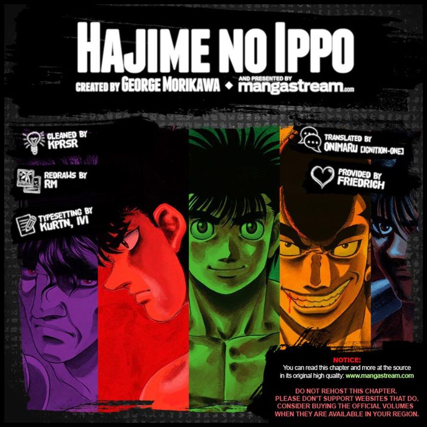 Hajime no Ippo Chapter 1094 page 15 - Chapter 1094 : The Hawk and the Bison