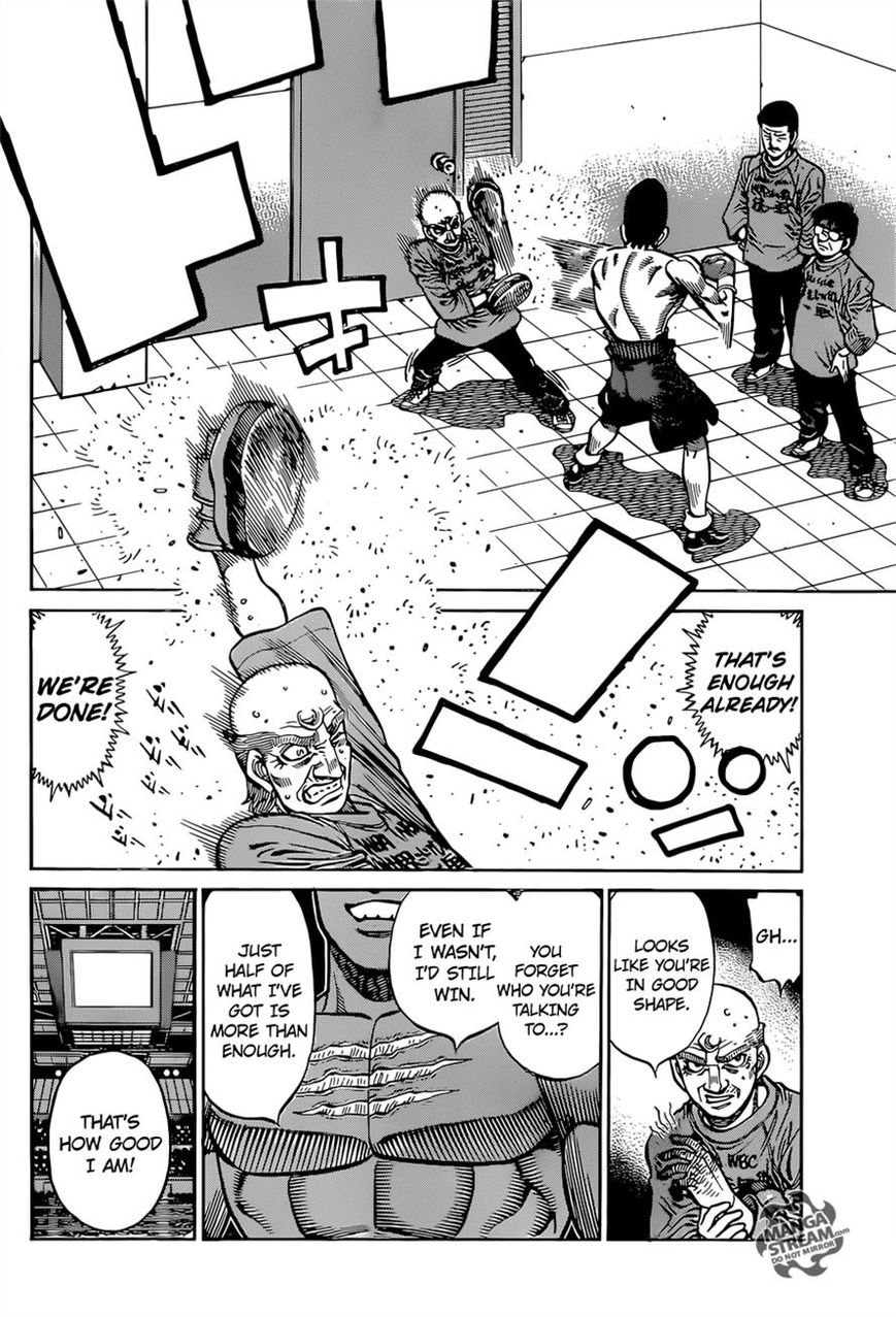 Hajime no Ippo Chapter 1094 page 4 - Chapter 1094 : The Hawk and the Bison