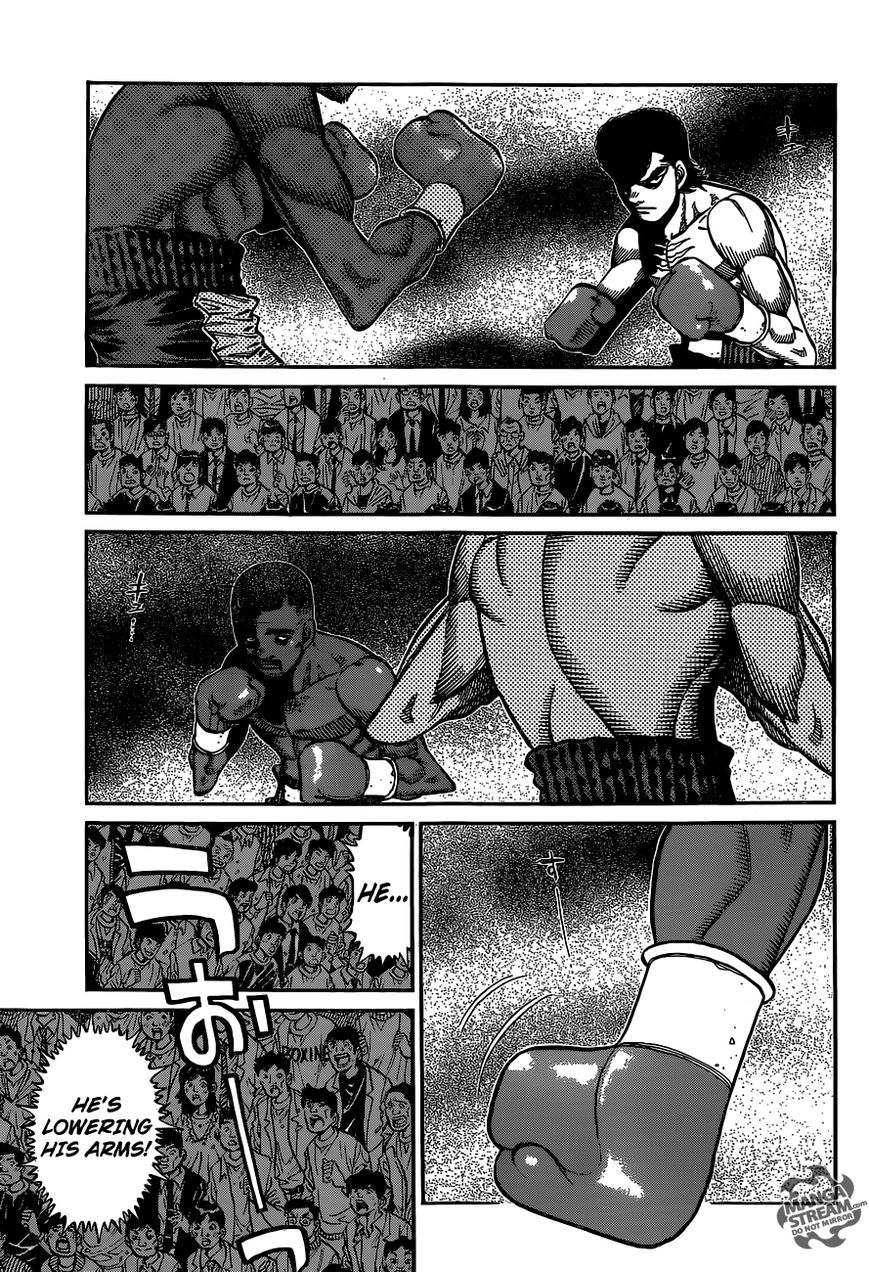 Hajime no Ippo Chapter 1096 page 10 - Chapter 1096 : Bison Tactics