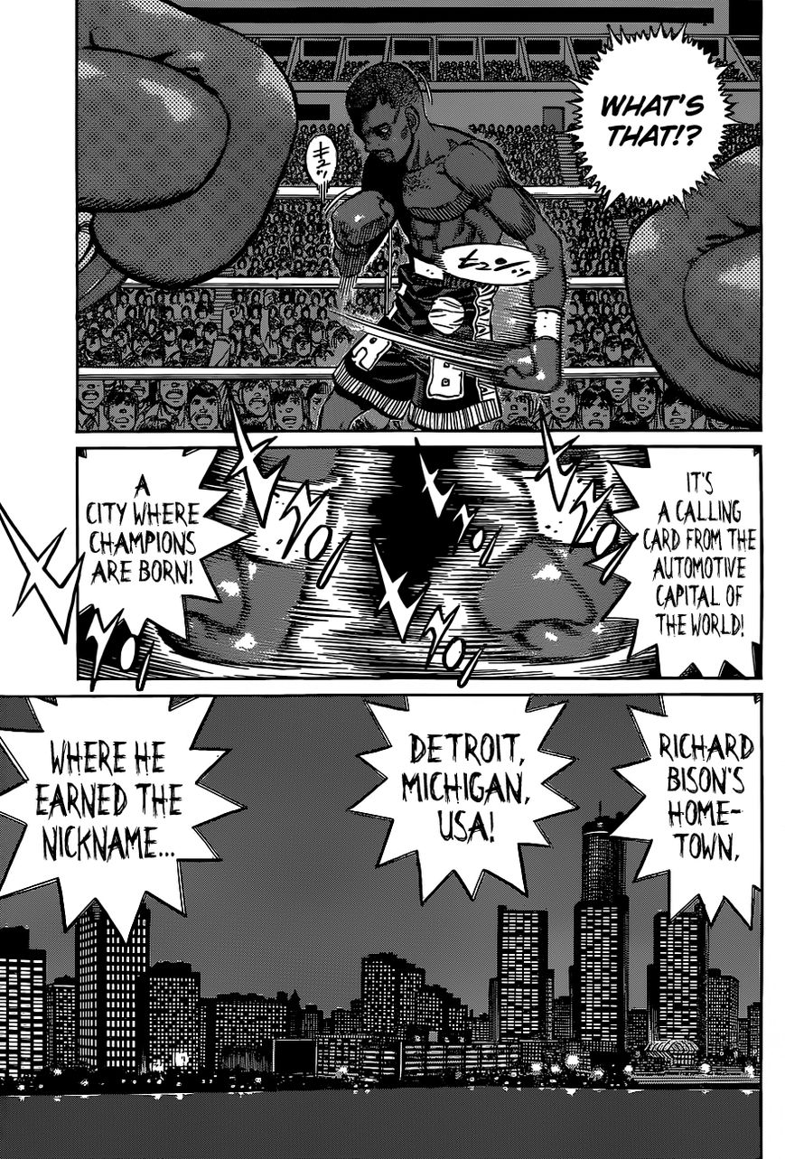 Hajime no Ippo Chapter 1096 page 12 - Chapter 1096 : Bison Tactics