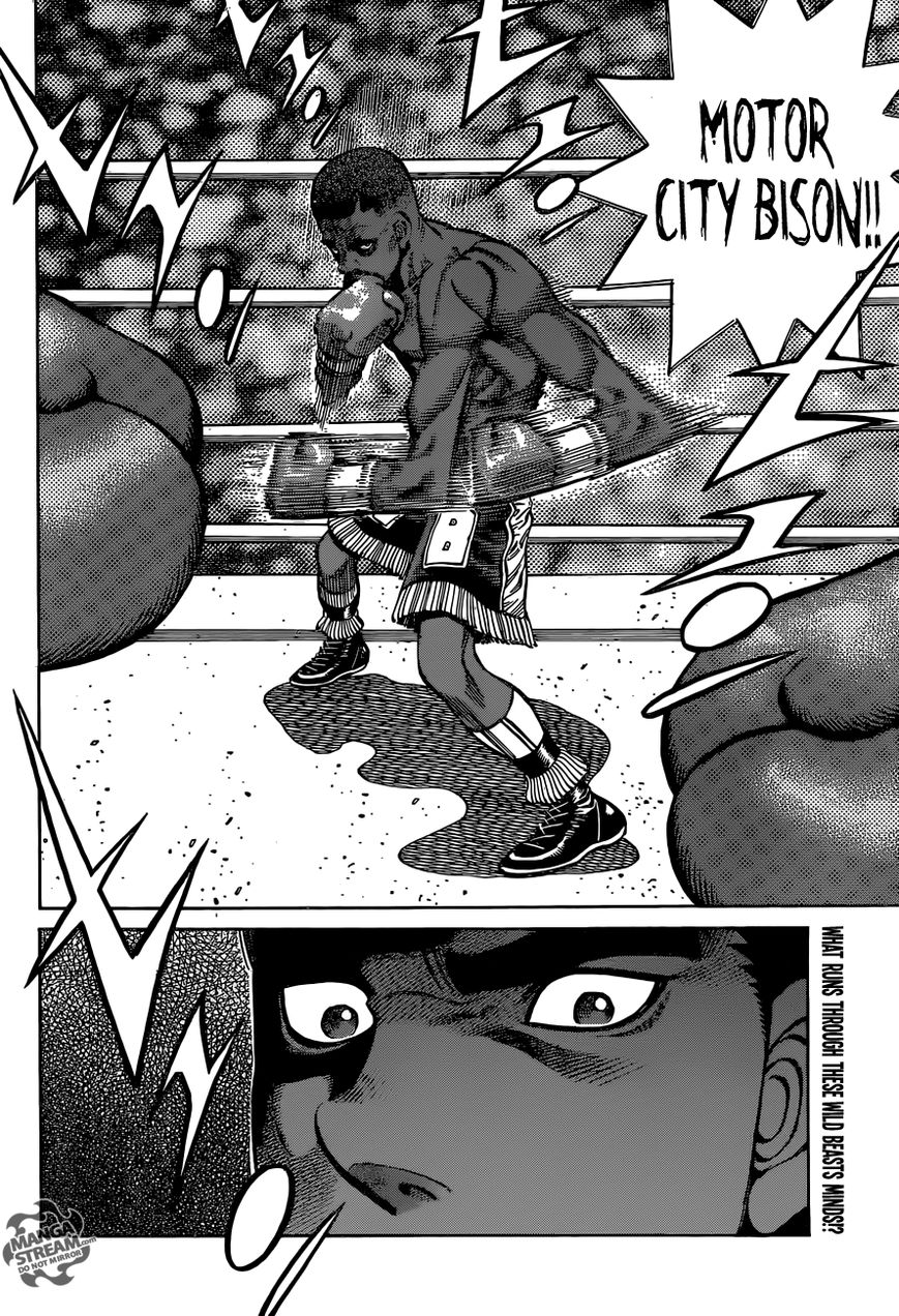 Hajime no Ippo Chapter 1096 page 13 - Chapter 1096 : Bison Tactics