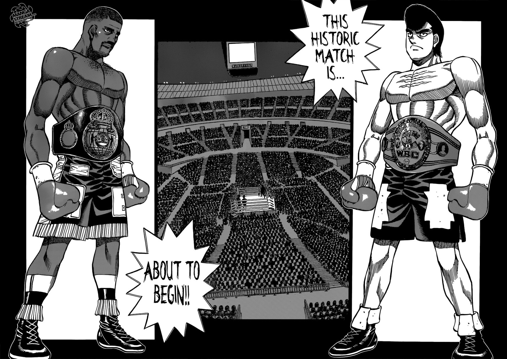 Hajime no Ippo Chapter 1096 page 3 - Chapter 1096 : Bison Tactics