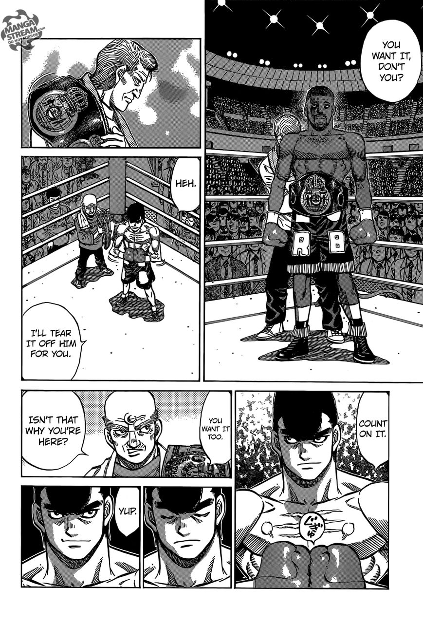 Hajime no Ippo Chapter 1096 page 6 - Chapter 1096 : Bison Tactics