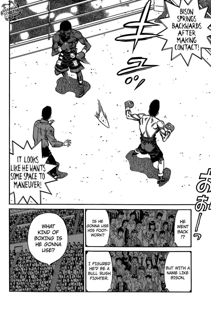 Hajime no Ippo Chapter 1096 page 9 - Chapter 1096 : Bison Tactics