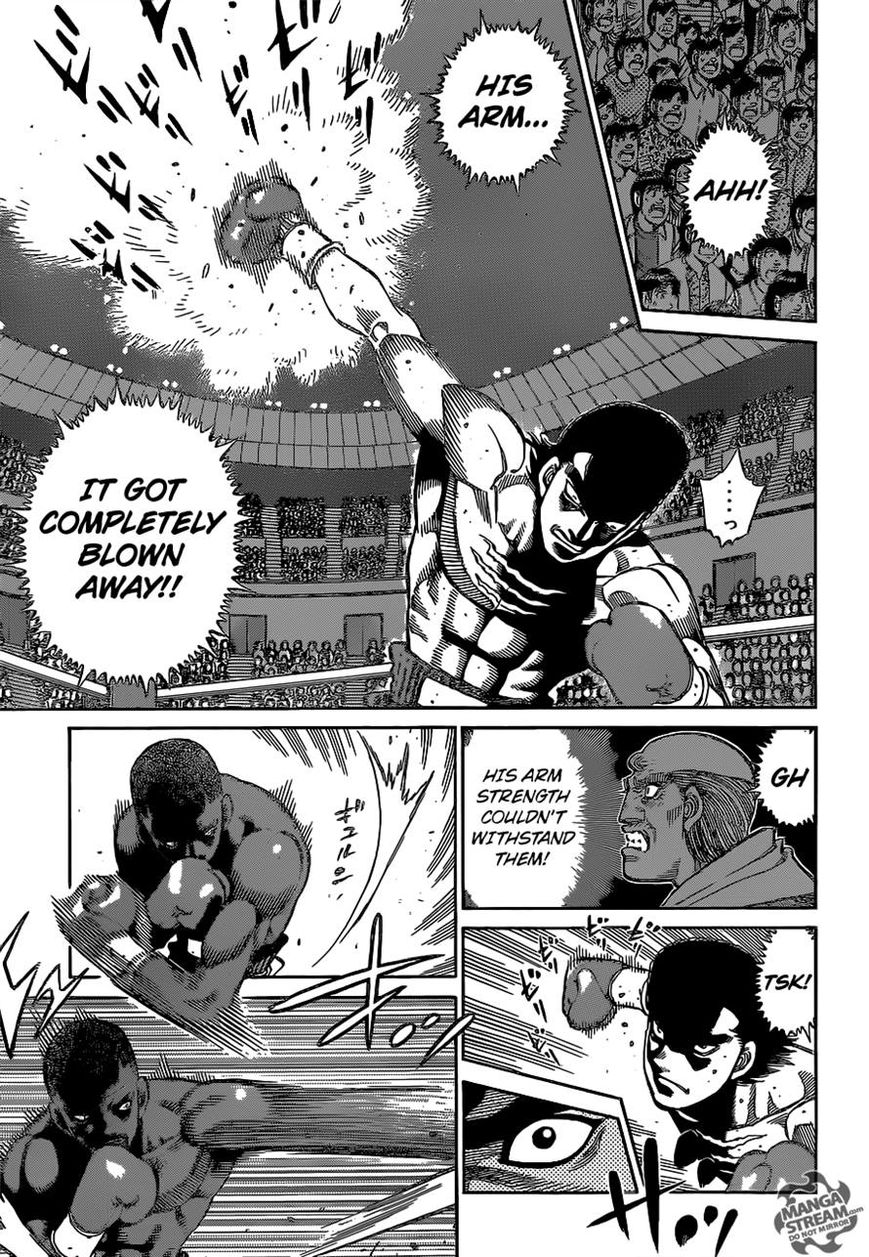 Hajime no Ippo Chapter 1097 page 13 - Chapter 1097 : The Bison's Weapon