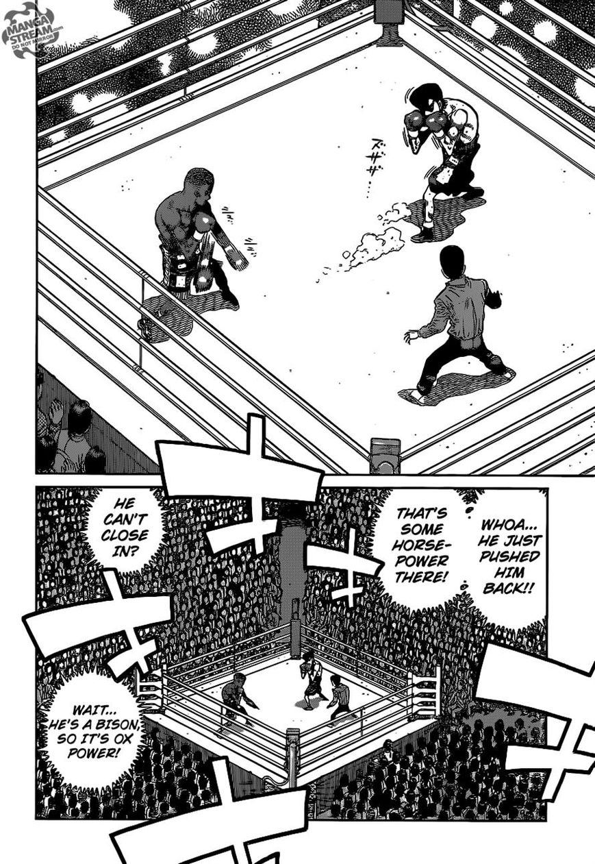 Hajime no Ippo Chapter 1097 page 16 - Chapter 1097 : The Bison's Weapon