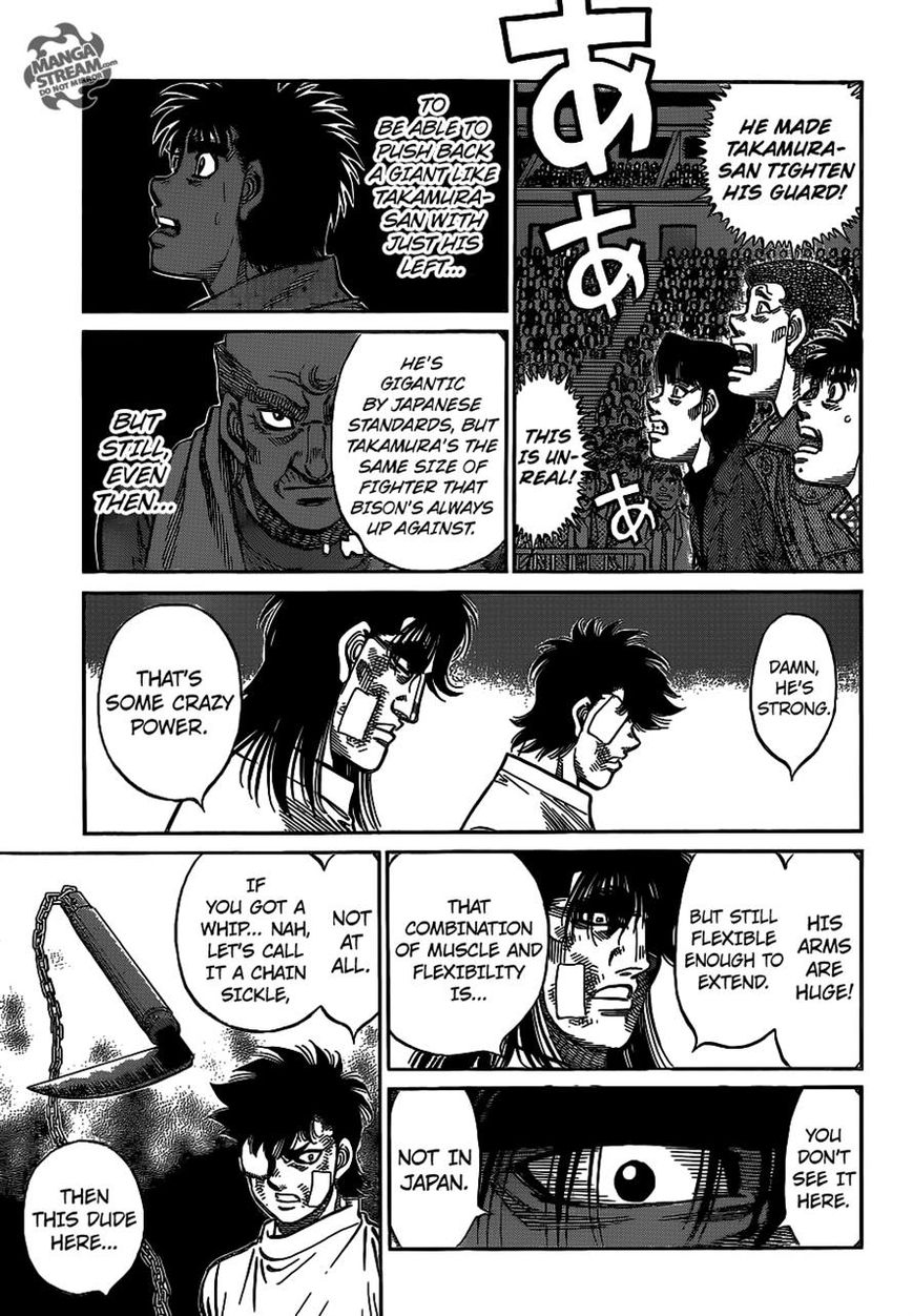 Hajime no Ippo Chapter 1097 page 17 - Chapter 1097 : The Bison's Weapon