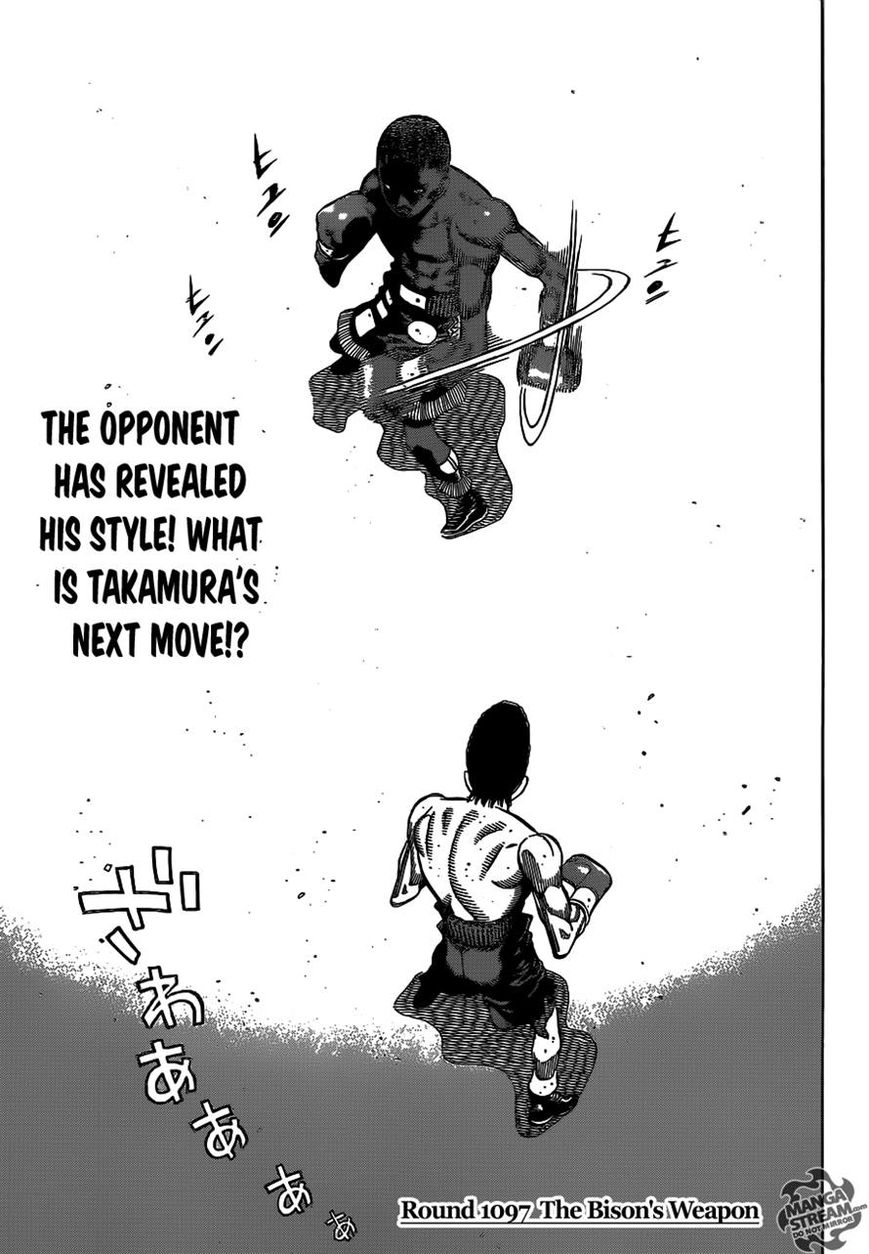 Hajime no Ippo Chapter 1097 page 2 - Chapter 1097 : The Bison's Weapon