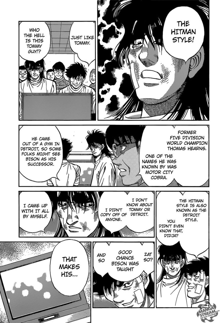 Hajime no Ippo Chapter 1097 page 4 - Chapter 1097 : The Bison's Weapon