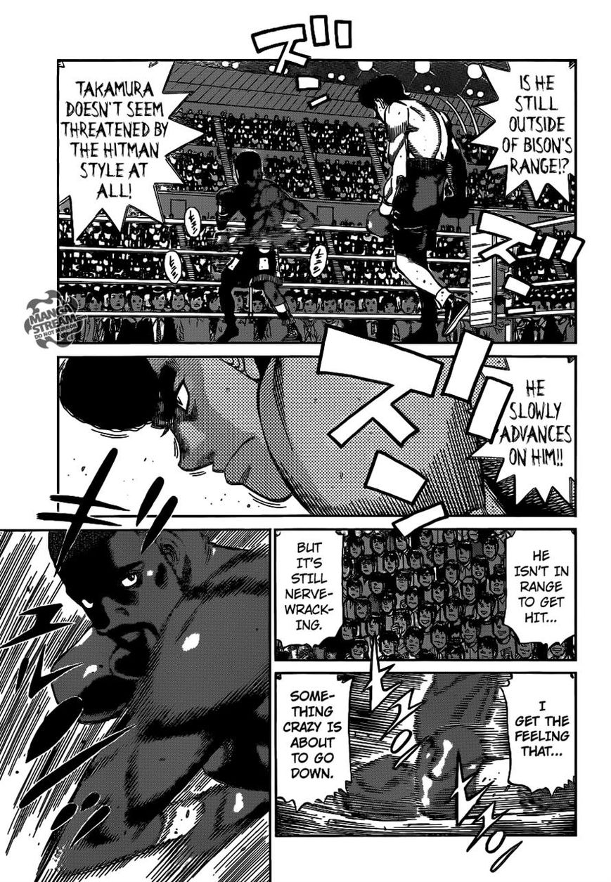 Hajime no Ippo Chapter 1097 page 8 - Chapter 1097 : The Bison's Weapon