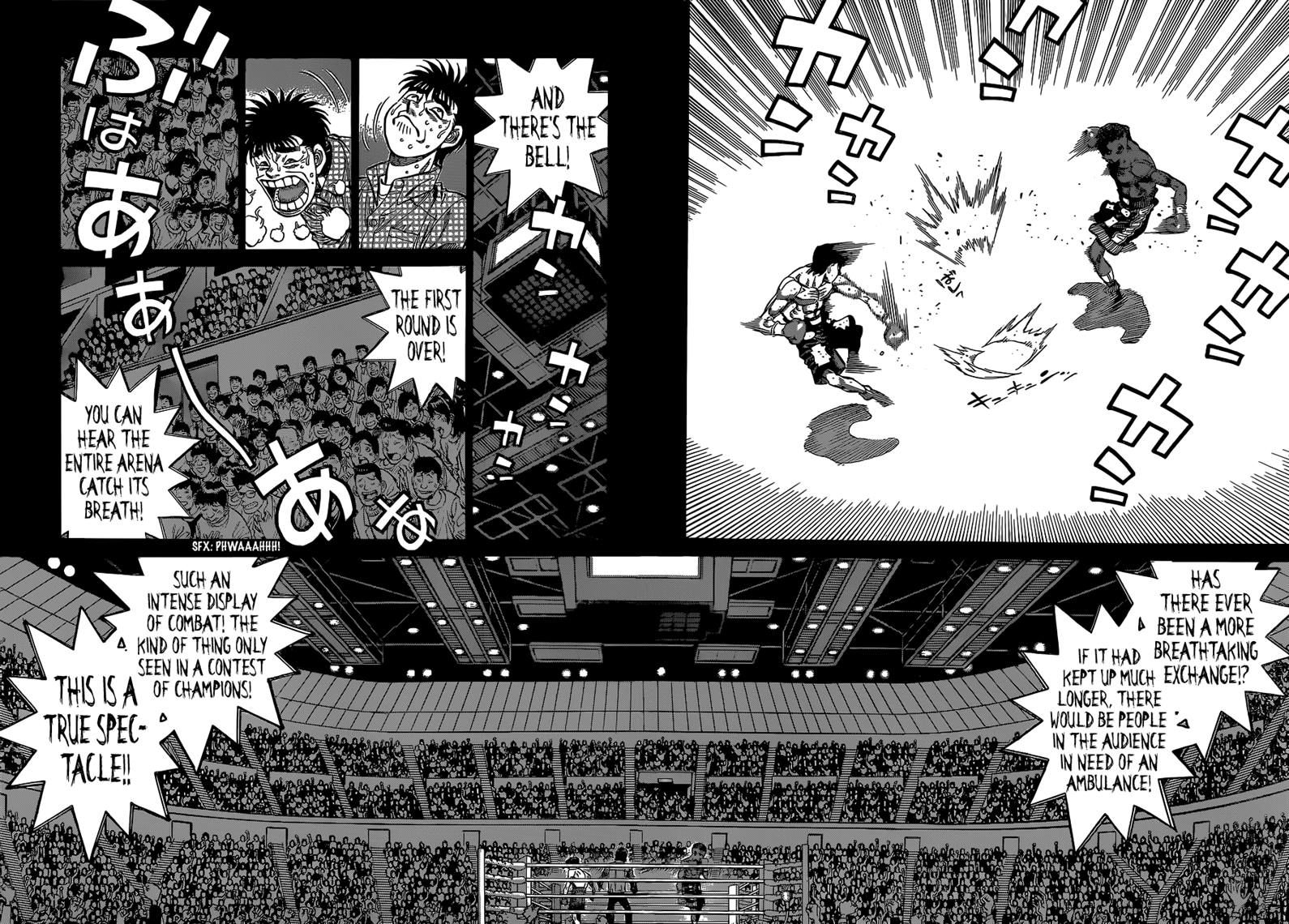 Hajime no Ippo Chapter 1098 page 15 - Chapter 1098 : The Hawk's Choice