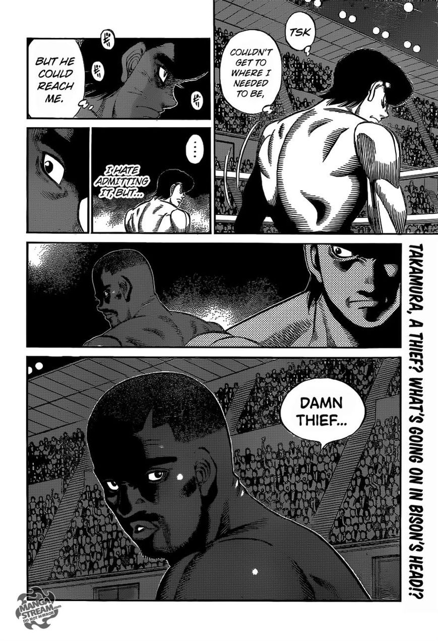 Hajime no Ippo Chapter 1098 page 16 - Chapter 1098 : The Hawk's Choice