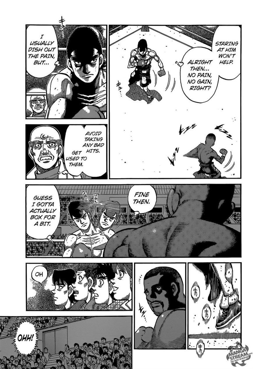 Hajime no Ippo Chapter 1098 page 4 - Chapter 1098 : The Hawk's Choice