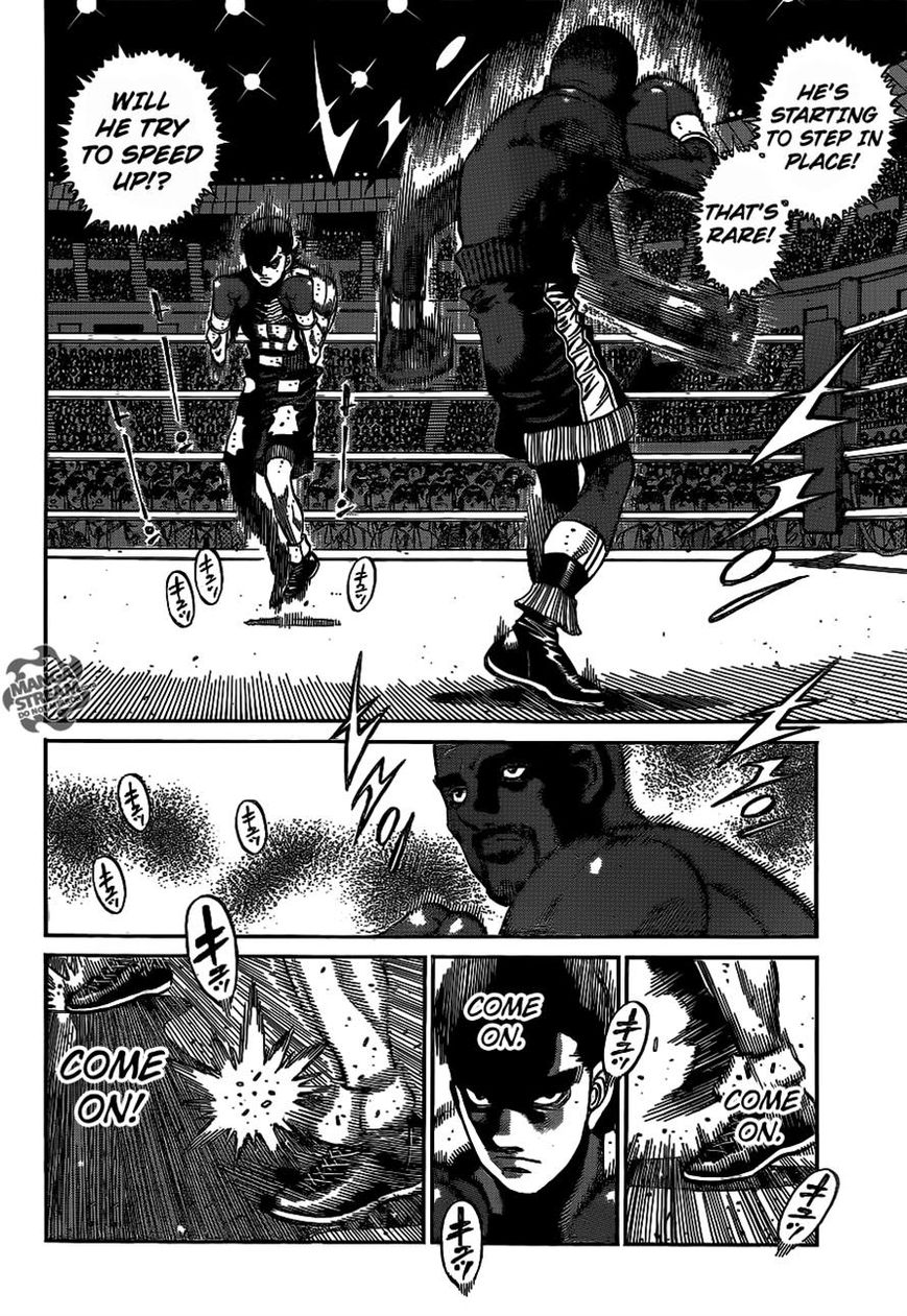 Hajime no Ippo Chapter 1098 page 5 - Chapter 1098 : The Hawk's Choice