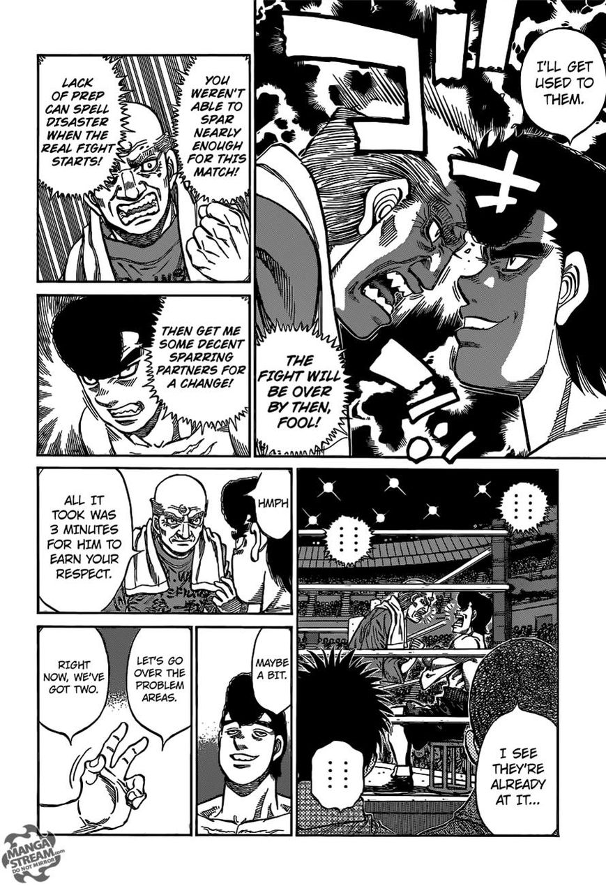Hajime no Ippo Chapter 1099 page 4 - Chapter 1099 : Bison's Thoughts