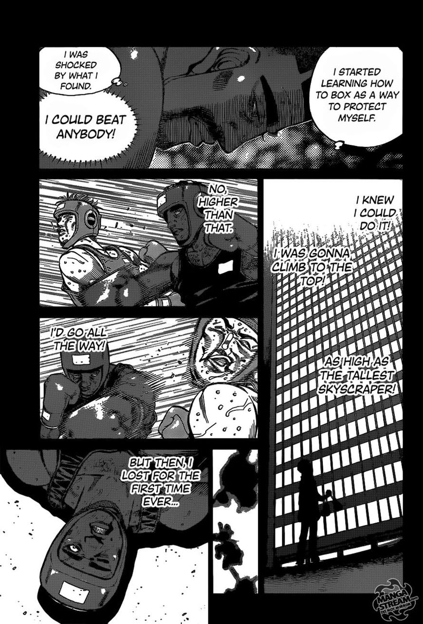 Hajime no Ippo Chapter 1099 page 7 - Chapter 1099 : Bison's Thoughts