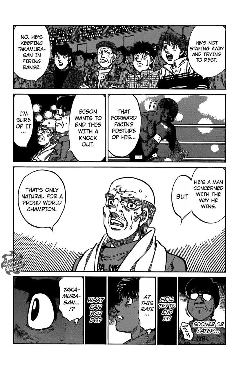 Hajime no Ippo Chapter 1100 page 13 - Chapter 1100 : The Ox's True Power
