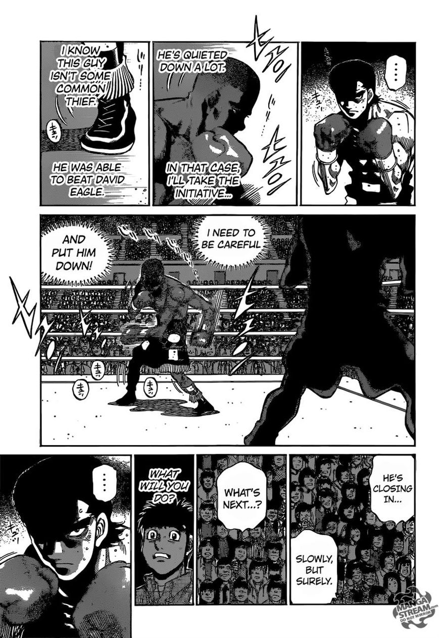 Hajime no Ippo Chapter 1100 page 14 - Chapter 1100 : The Ox's True Power