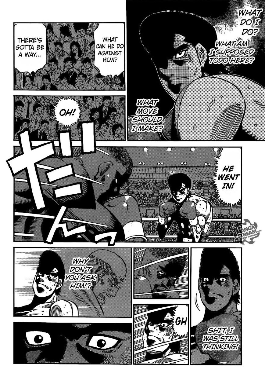 Hajime no Ippo Chapter 1100 page 15 - Chapter 1100 : The Ox's True Power