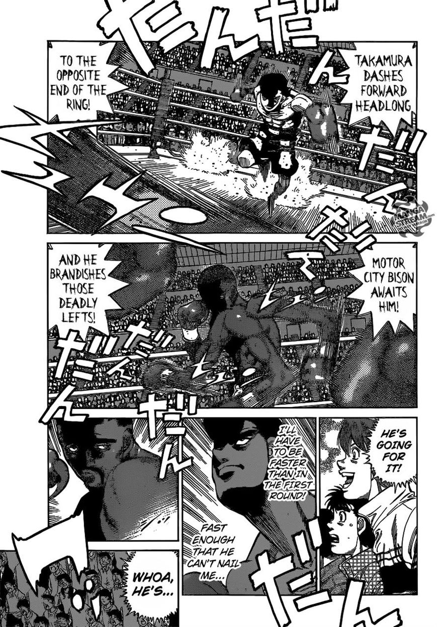Hajime no Ippo Chapter 1100 page 3 - Chapter 1100 : The Ox's True Power