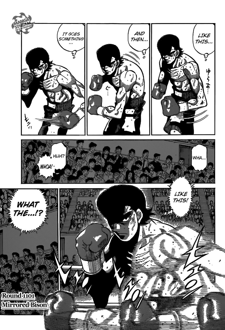 Hajime no Ippo Chapter 1101 page 1 - Chapter 1101 : Mirrored Bison