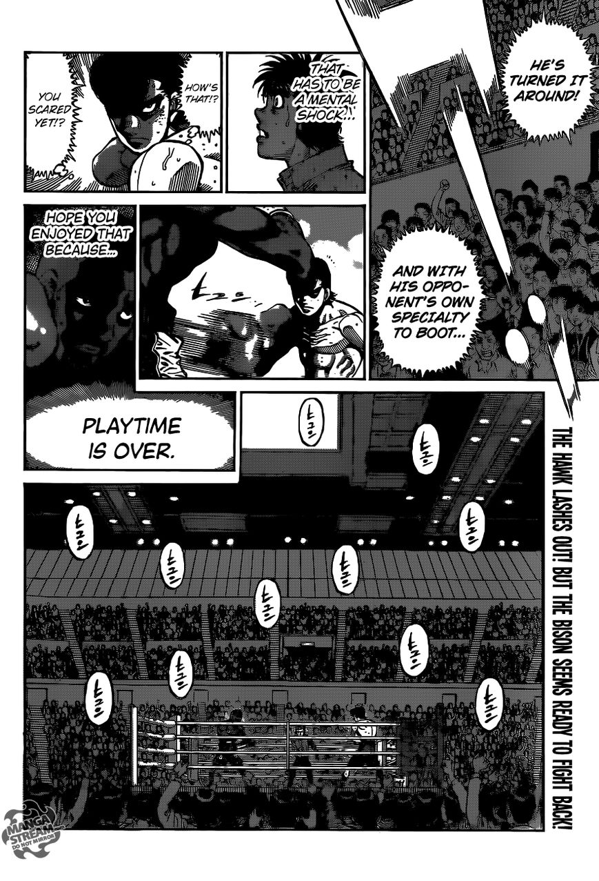 Hajime no Ippo Chapter 1101 page 17 - Chapter 1101 : Mirrored Bison