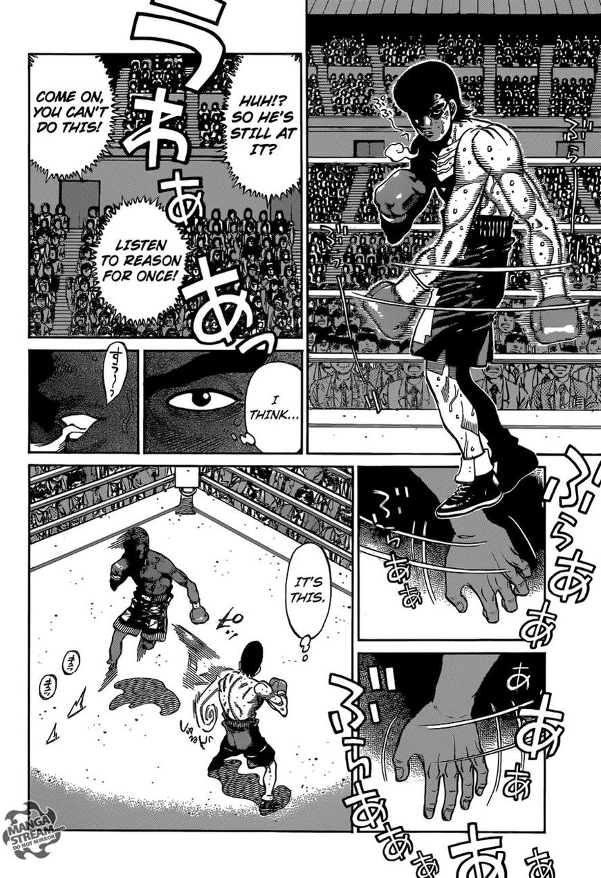 Hajime no Ippo Chapter 1103 page 10 - Chapter 1103 : A Man of Conviction