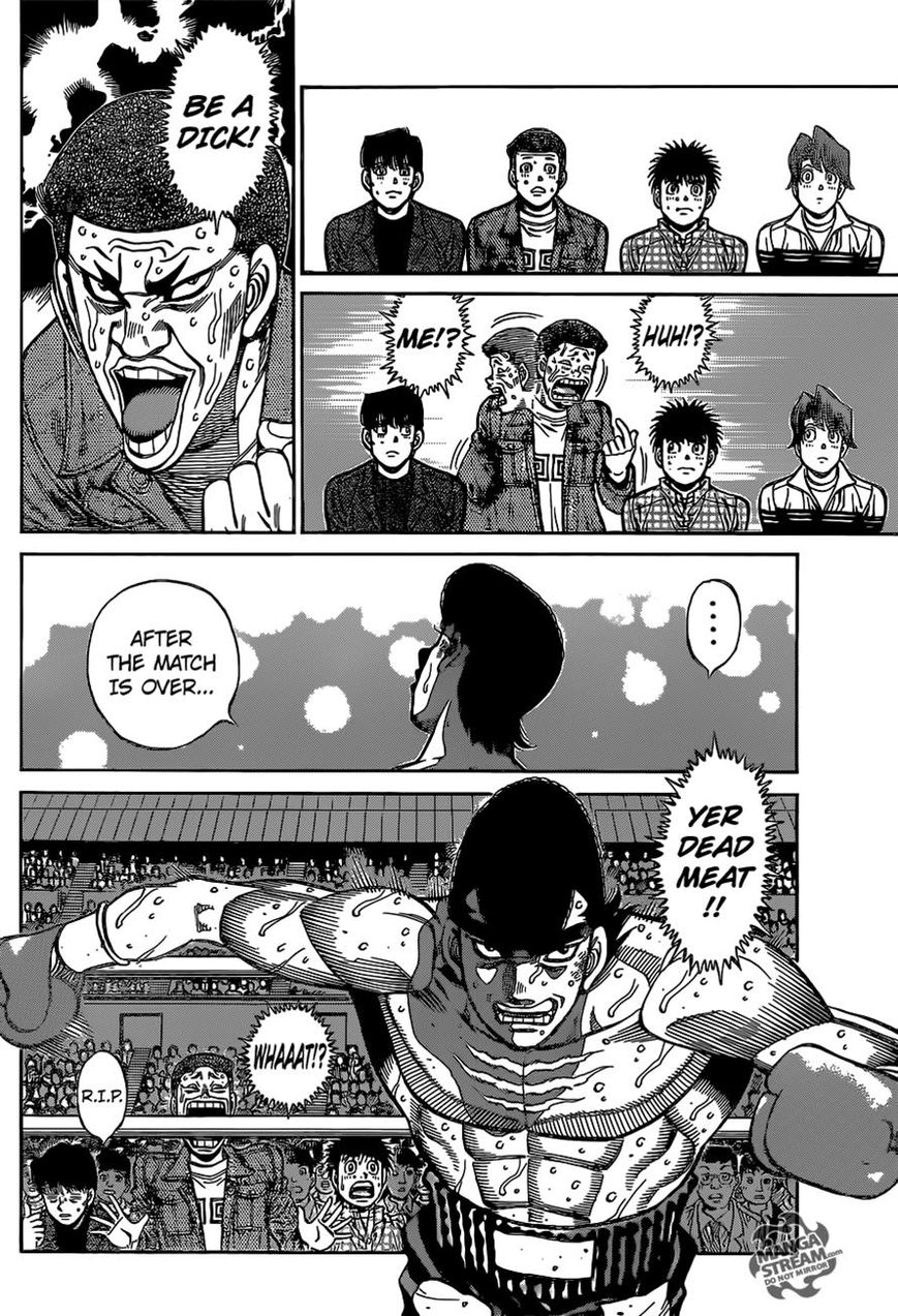 Hajime no Ippo Chapter 1103 page 2 - Chapter 1103 : A Man of Conviction