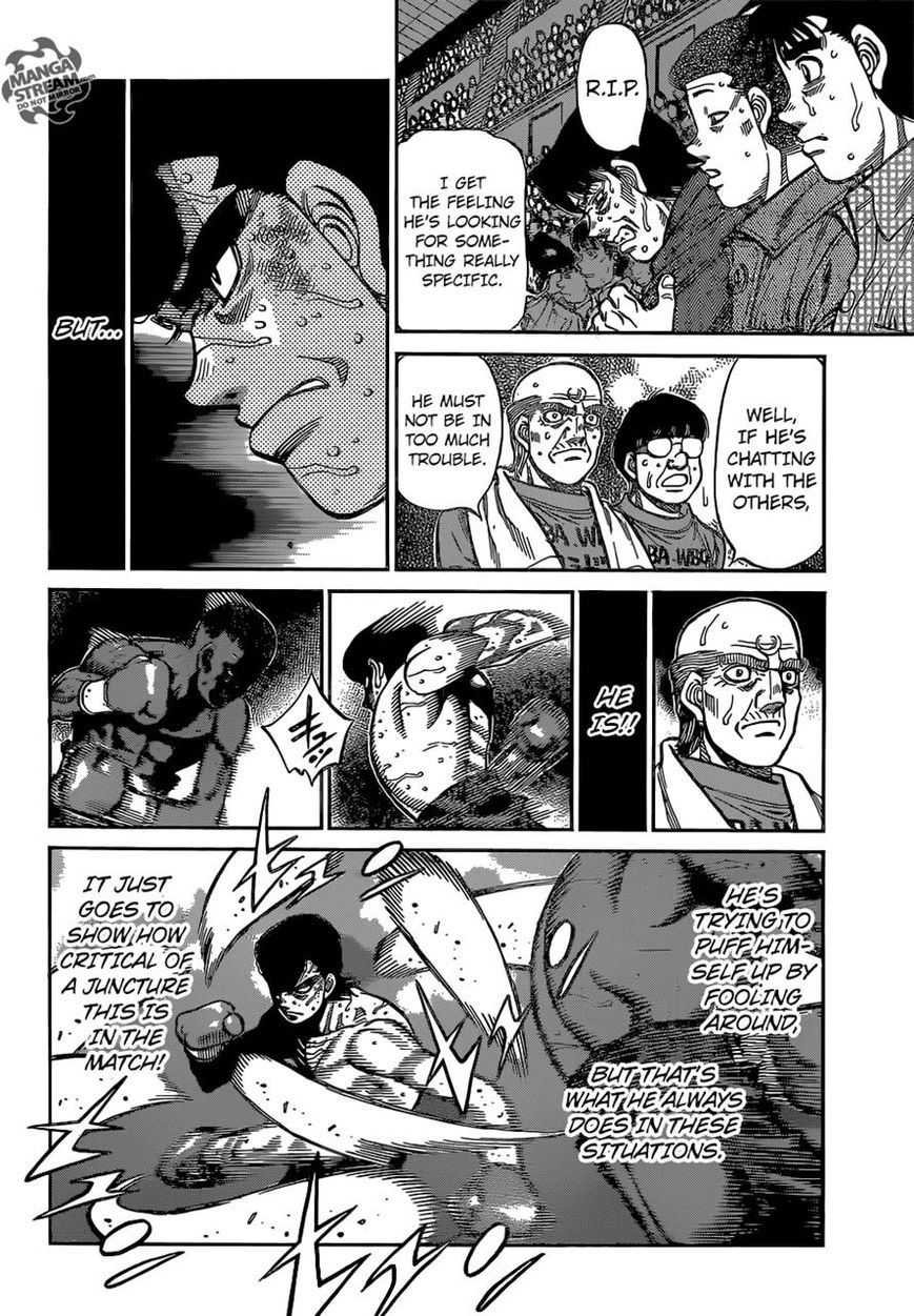 Hajime no Ippo Chapter 1103 page 6 - Chapter 1103 : A Man of Conviction