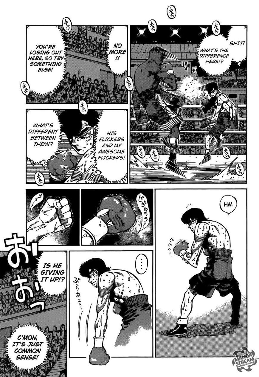 Hajime no Ippo Chapter 1103 page 9 - Chapter 1103 : A Man of Conviction