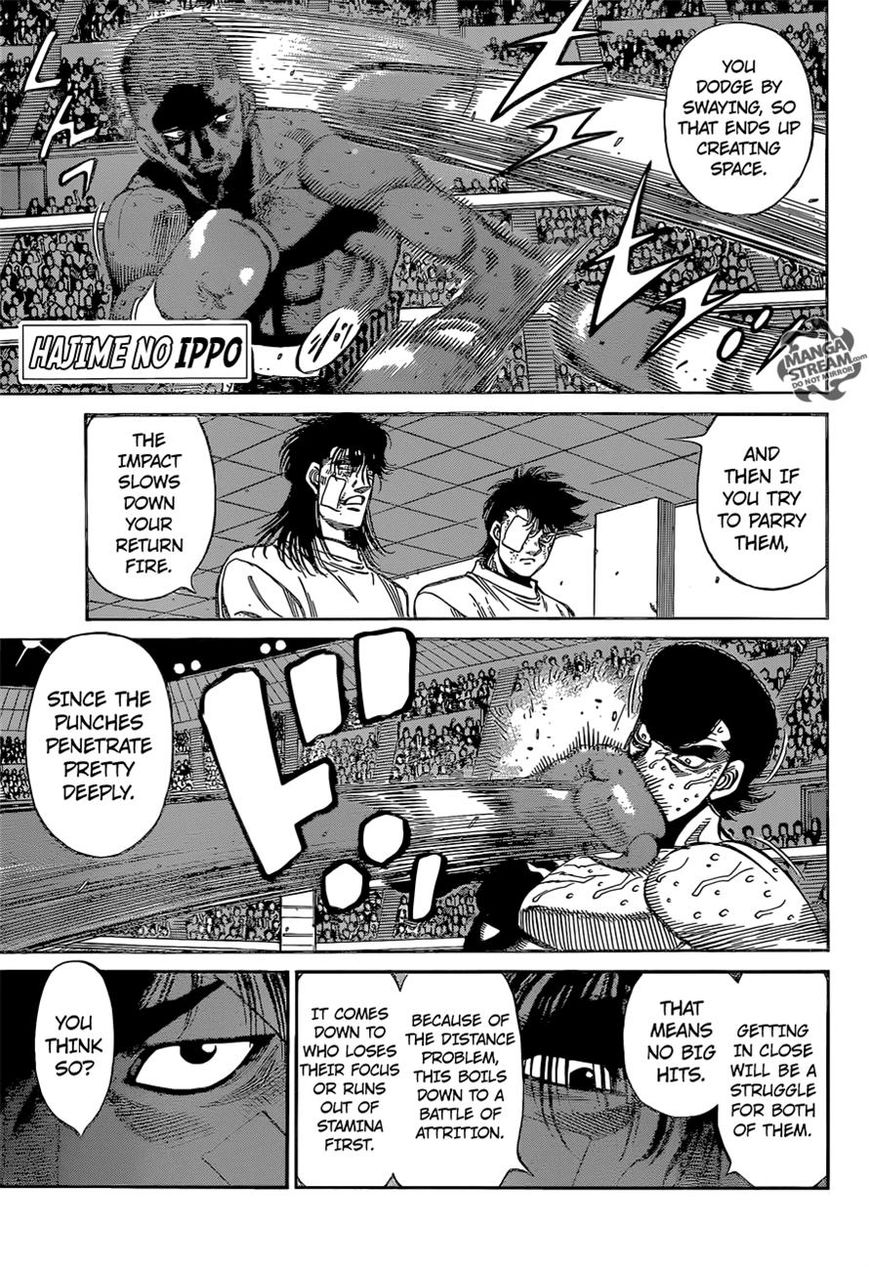 Hajime no Ippo Chapter 1104 page 1 - Chapter 1104 : Expert Use Of Stolen Goods
