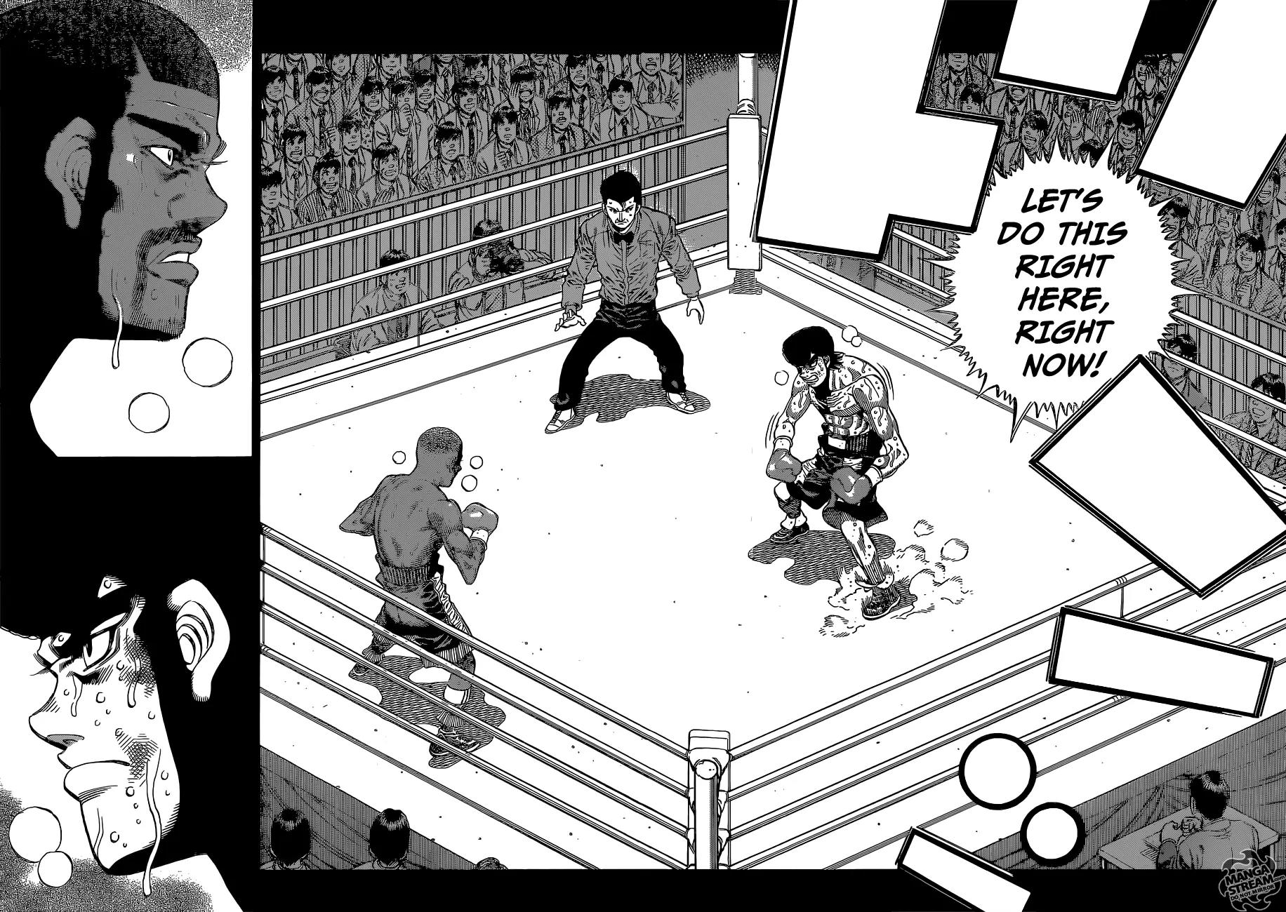 Hajime no Ippo Chapter 1107 page 13 - Chapter 1107 : Right in the Middle