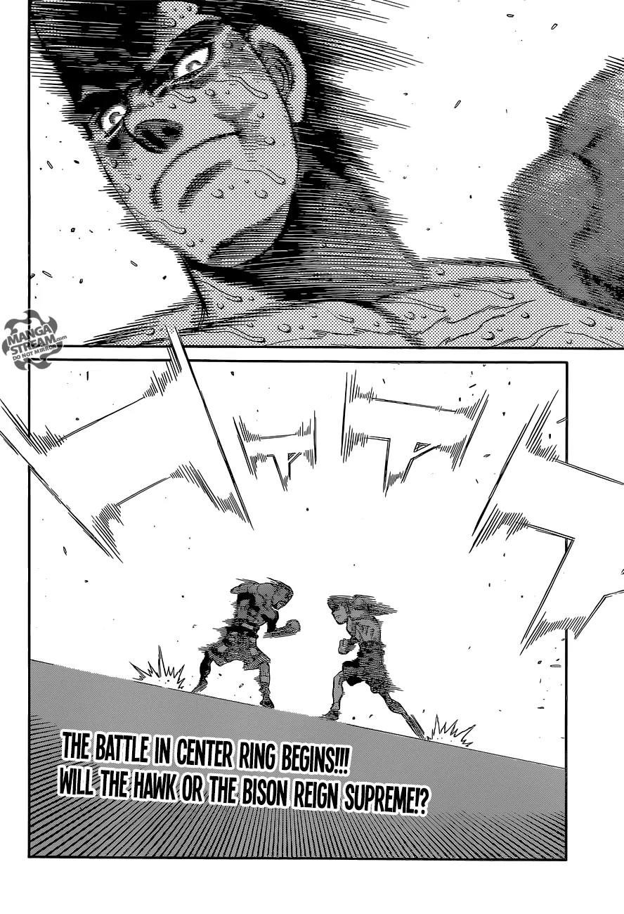 Hajime no Ippo Chapter 1107 page 16 - Chapter 1107 : Right in the Middle
