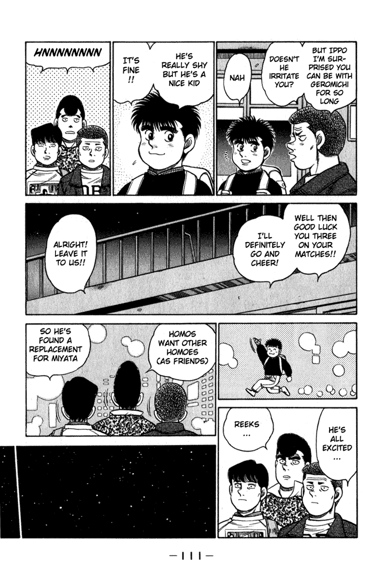 Hajime no Ippo Chapter 111.2 page 10 - Chapter 111 v2 : Accidental Meeting with the Champion
