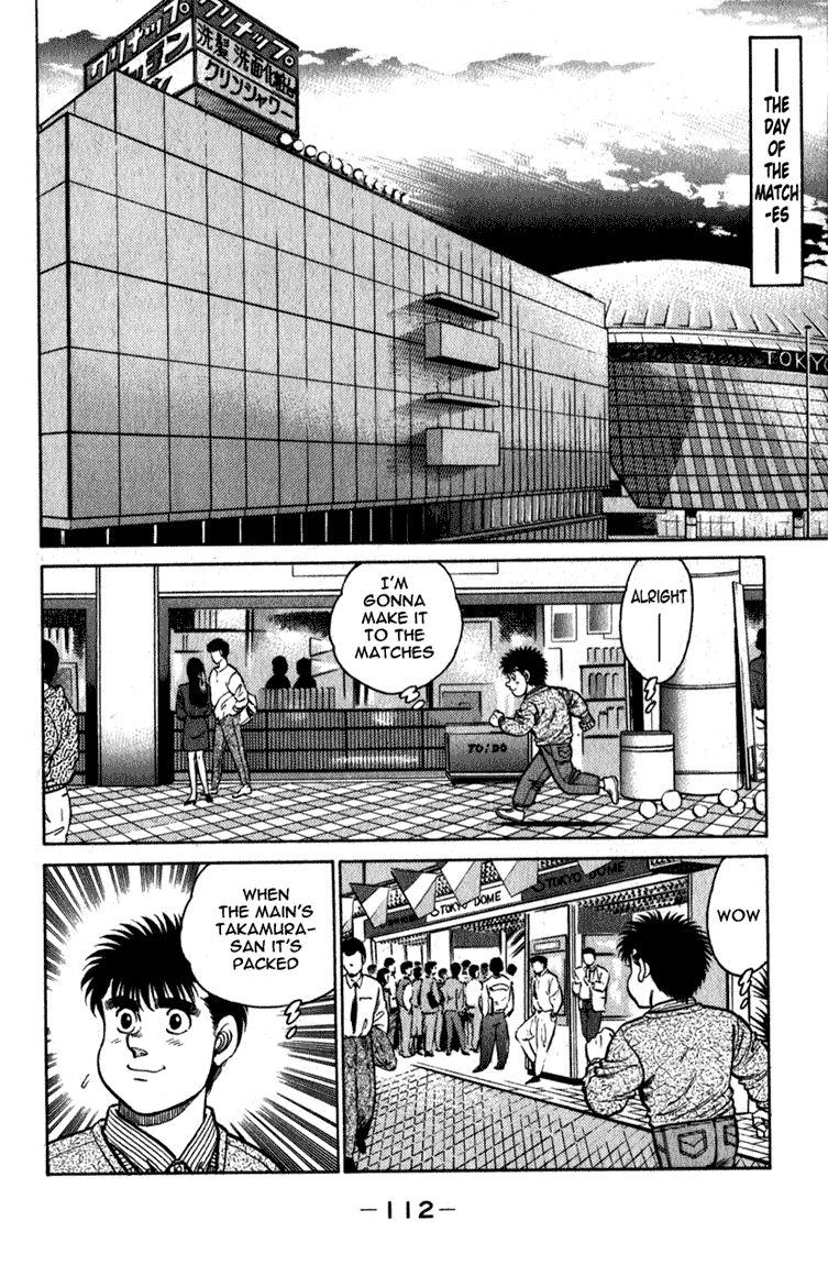 Hajime no Ippo Chapter 111.2 page 11 - Chapter 111 v2 : Accidental Meeting with the Champion