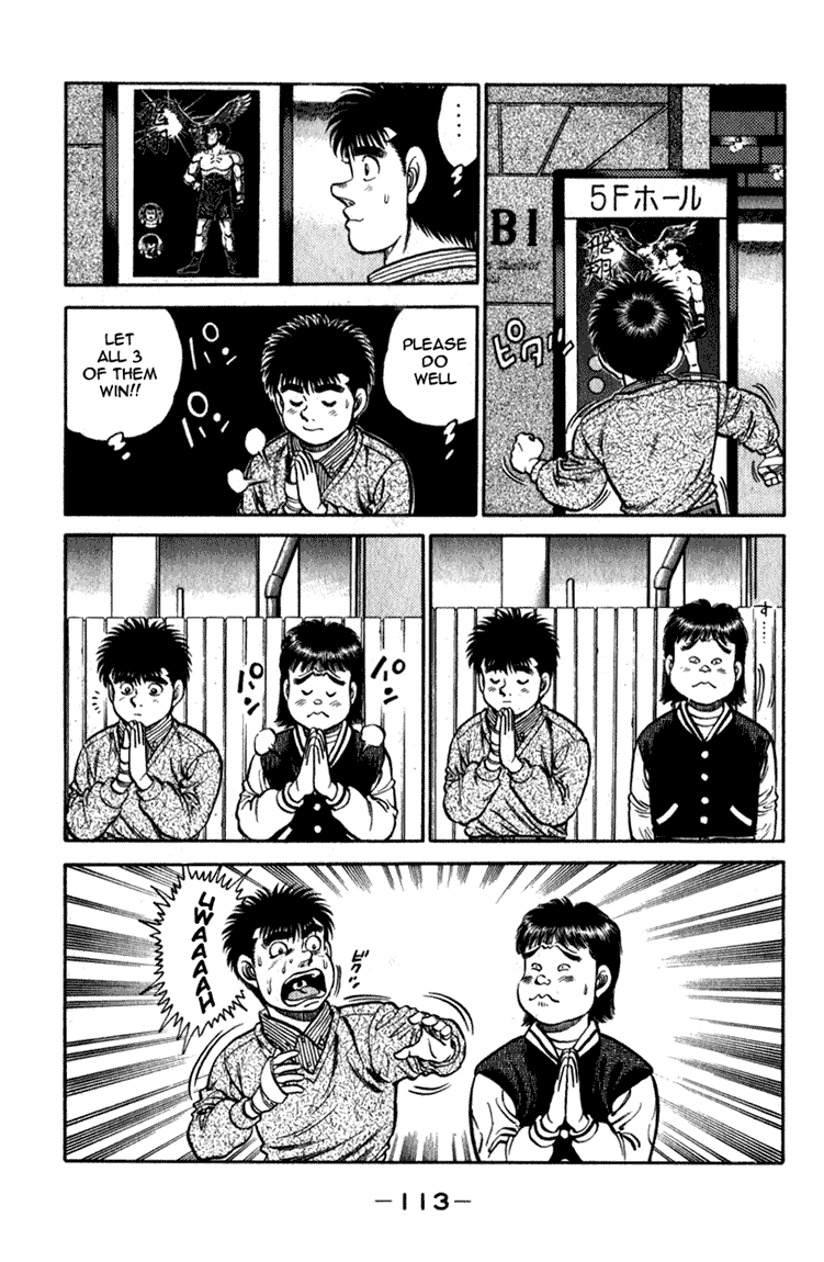 Hajime no Ippo Chapter 111.2 page 12 - Chapter 111 v2 : Accidental Meeting with the Champion
