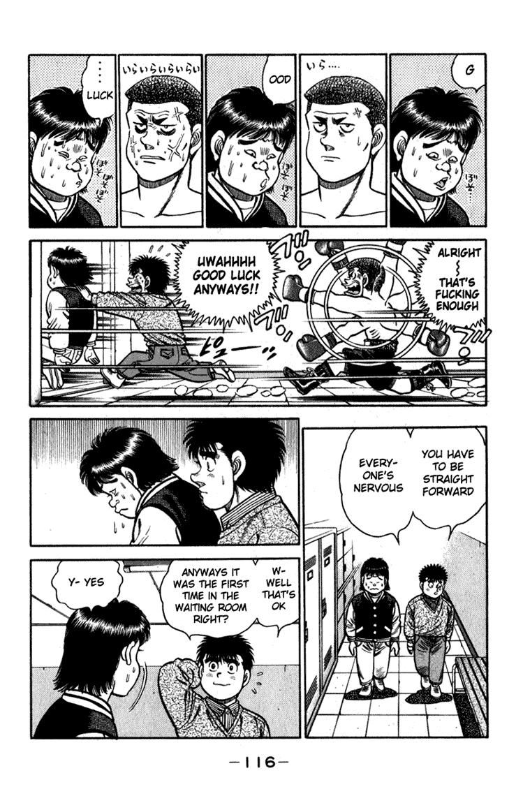 Hajime no Ippo Chapter 111.2 page 15 - Chapter 111 v2 : Accidental Meeting with the Champion