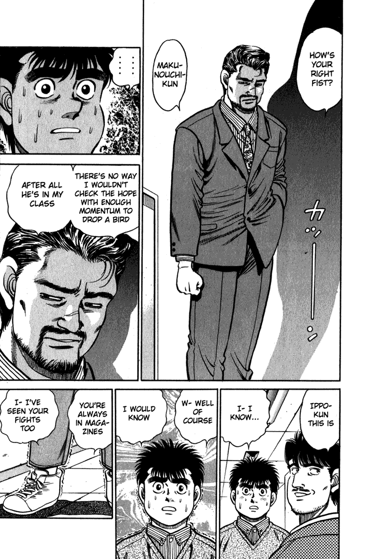 Hajime no Ippo Chapter 111.2 page 18 - Chapter 111 v2 : Accidental Meeting with the Champion