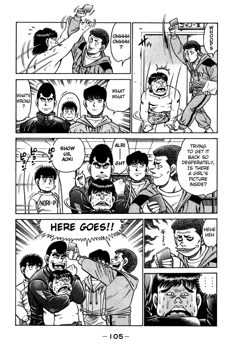 Hajime no Ippo Chapter 111.2 page 4 - Chapter 111 v2 : Accidental Meeting with the Champion