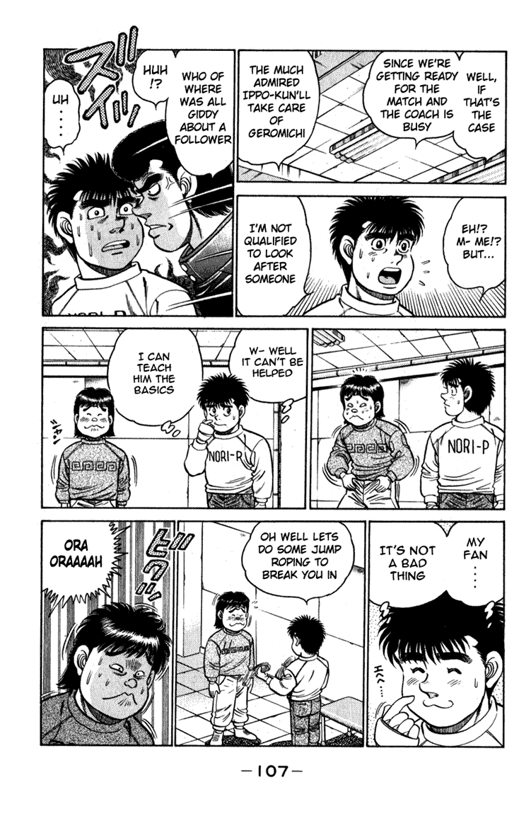 Hajime no Ippo Chapter 111.2 page 6 - Chapter 111 v2 : Accidental Meeting with the Champion