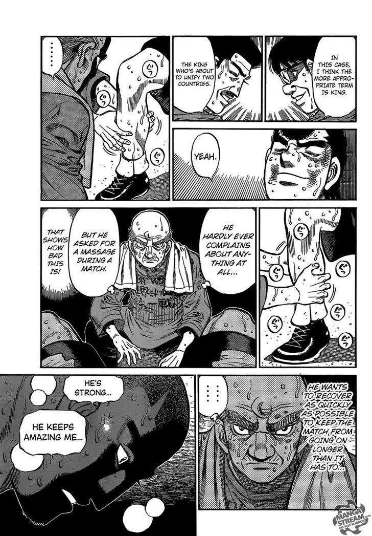 Hajime no Ippo Chapter 1110 page 12 - Chapter 1110 : Million Point Man
