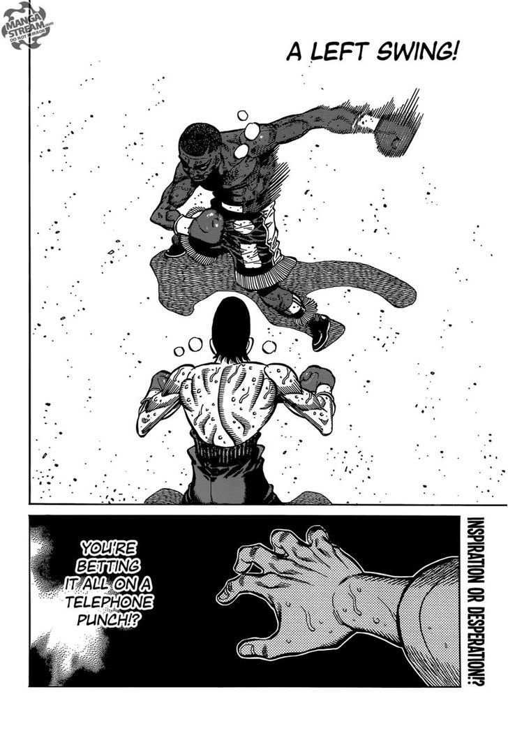 Hajime no Ippo Chapter 1111 page 14 - Chapter 1111 : Total War