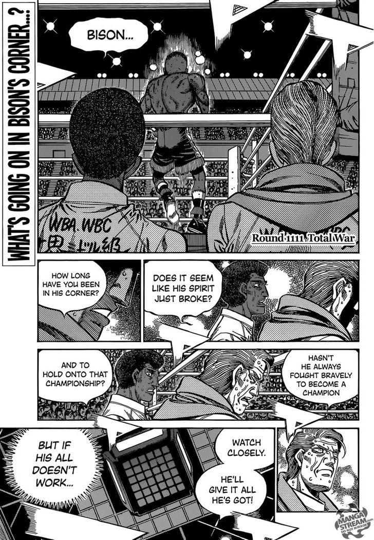 Hajime no Ippo Chapter 1111 page 2 - Chapter 1111 : Total War