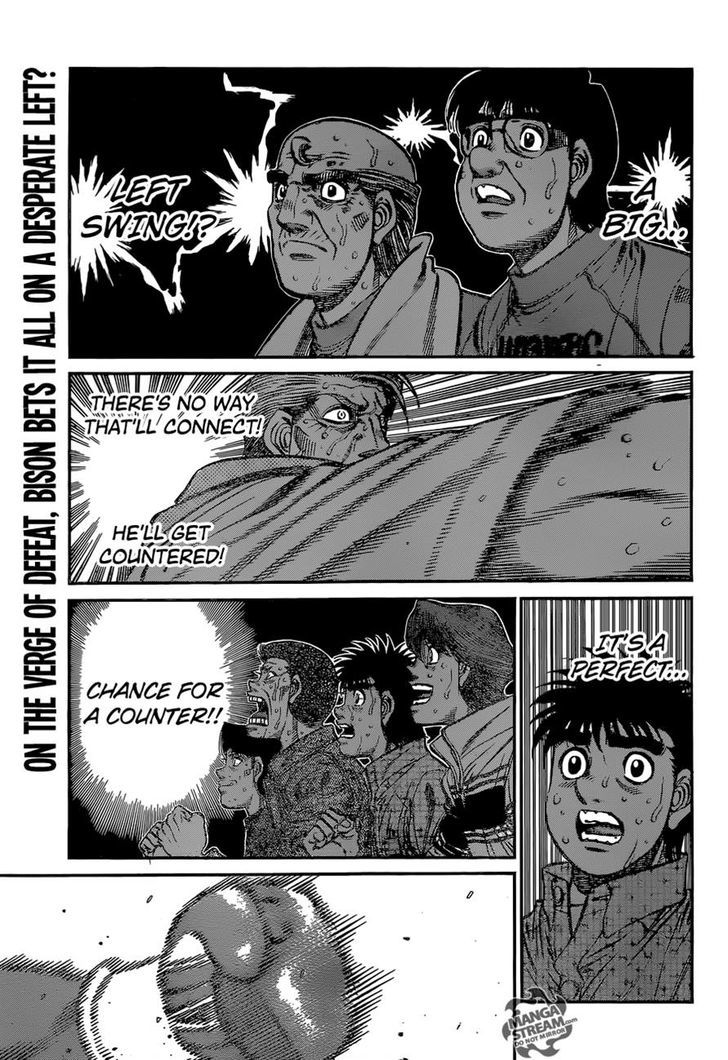Hajime no Ippo Chapter 1112 page 1 - Chapter 1112 : An Unexpected Hit