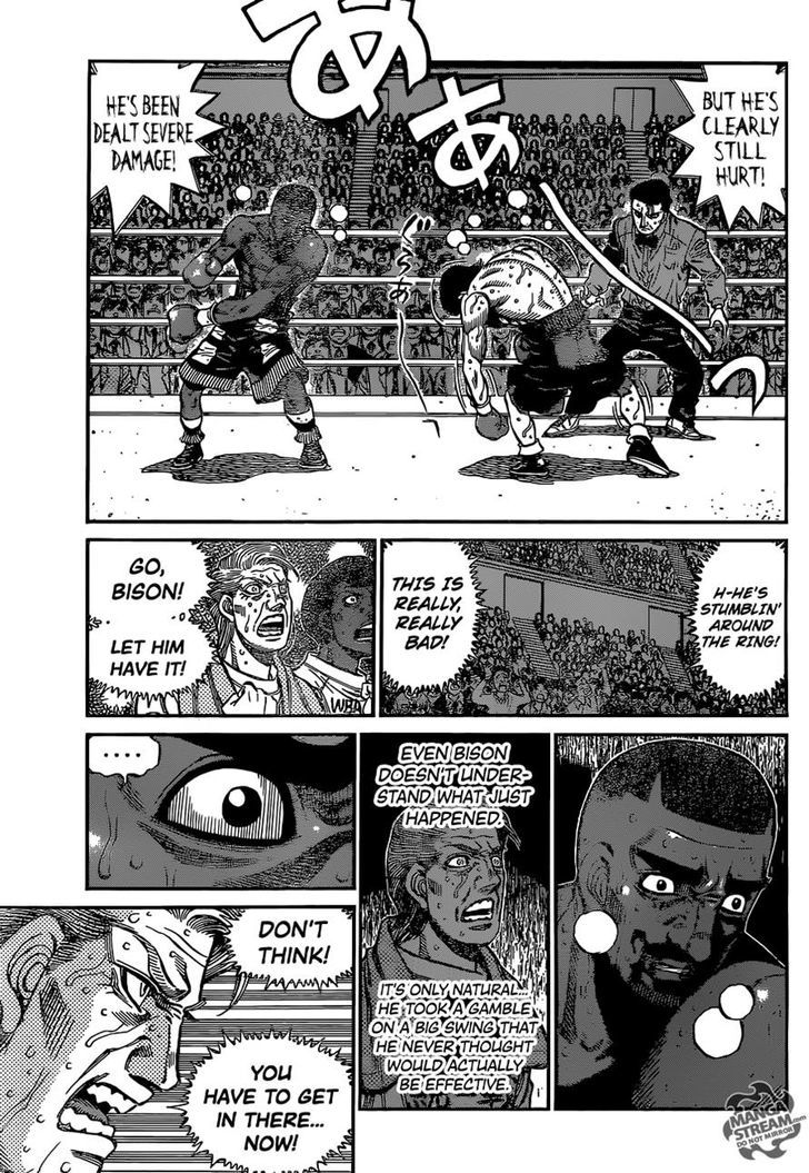 Hajime no Ippo Chapter 1112 page 11 - Chapter 1112 : An Unexpected Hit