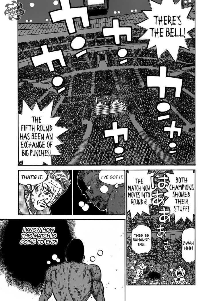 Hajime no Ippo Chapter 1113 page 12 - Chapter 1113 : Weakness