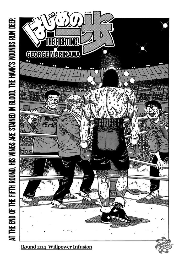 Hajime no Ippo Chapter 1114 page 1 - Chapter 1114 : Willpower Infusion